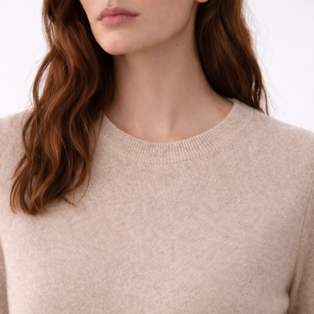 Gia Sable-Short Sleeve Cashmere Sweater