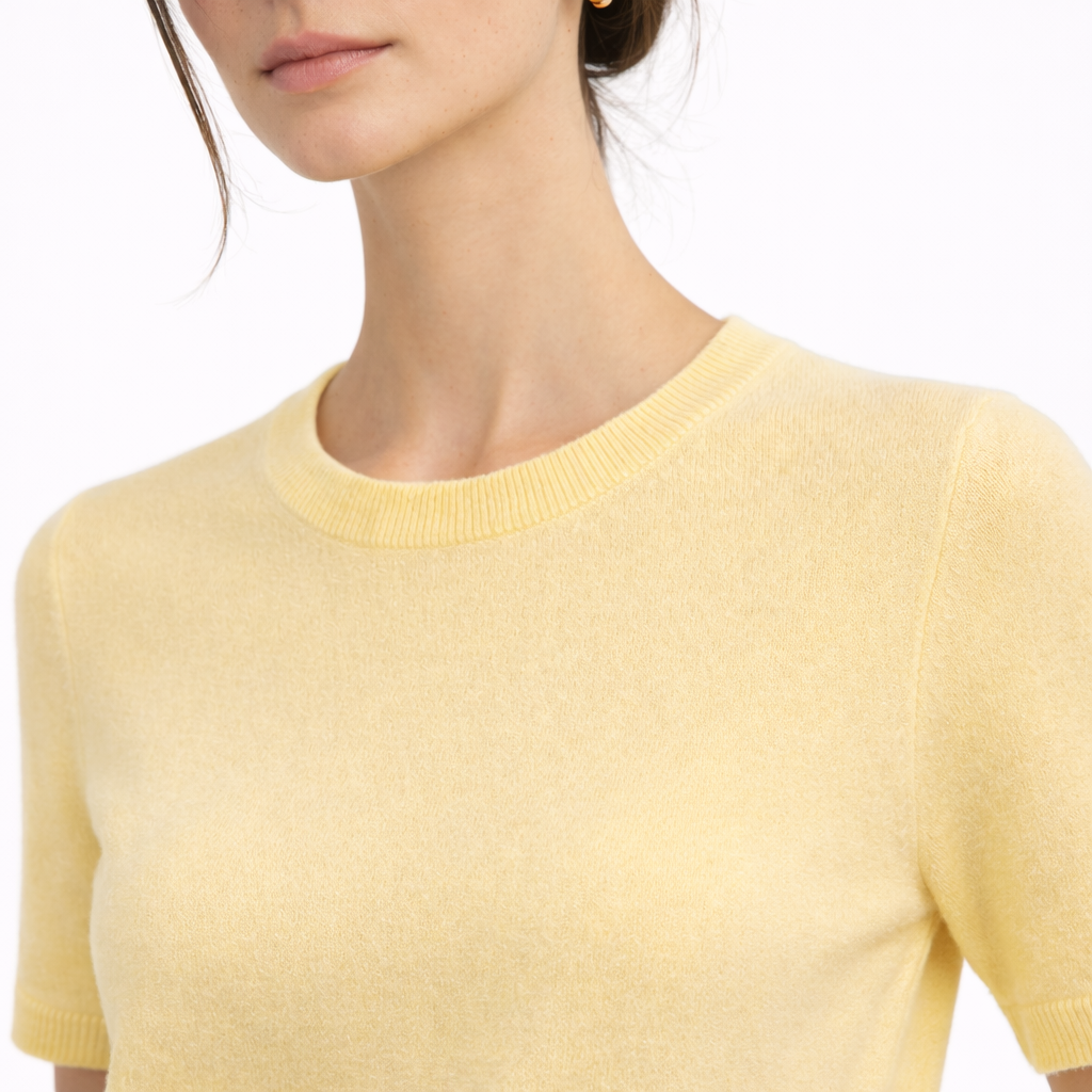Close up image of Gia Sol crewneck